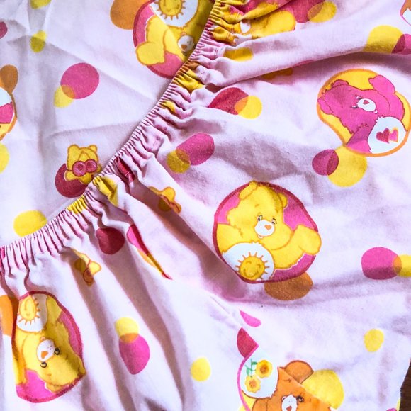 Vintage Care Bears Baby Crib Mattress Cover